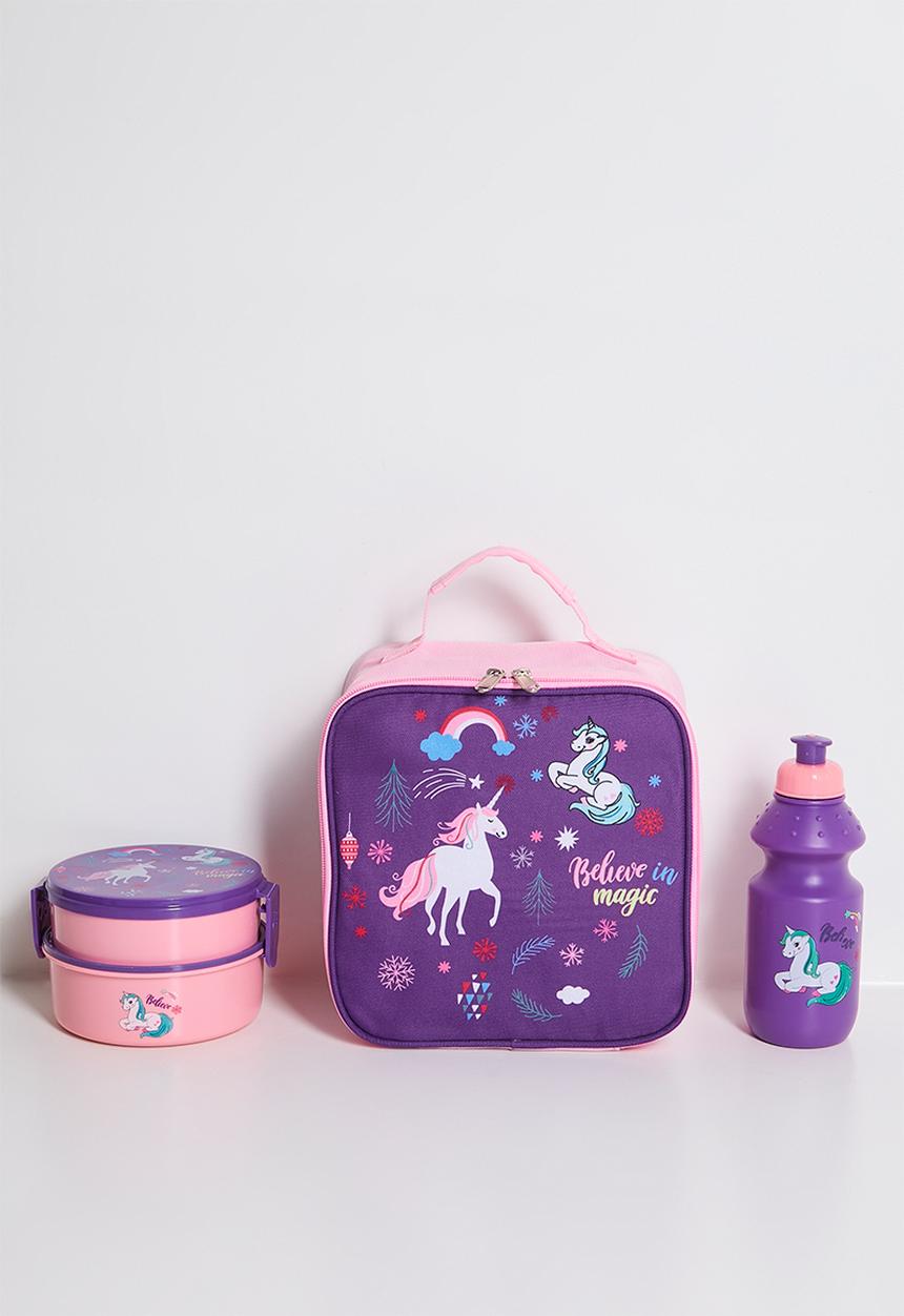 Pop Candy - Lunch bag set - pink/purple