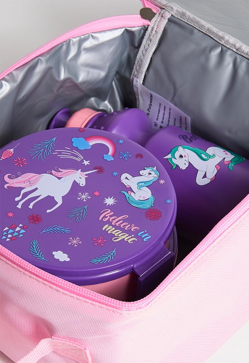 Pop Candy - Lunch bag set - pink/purple