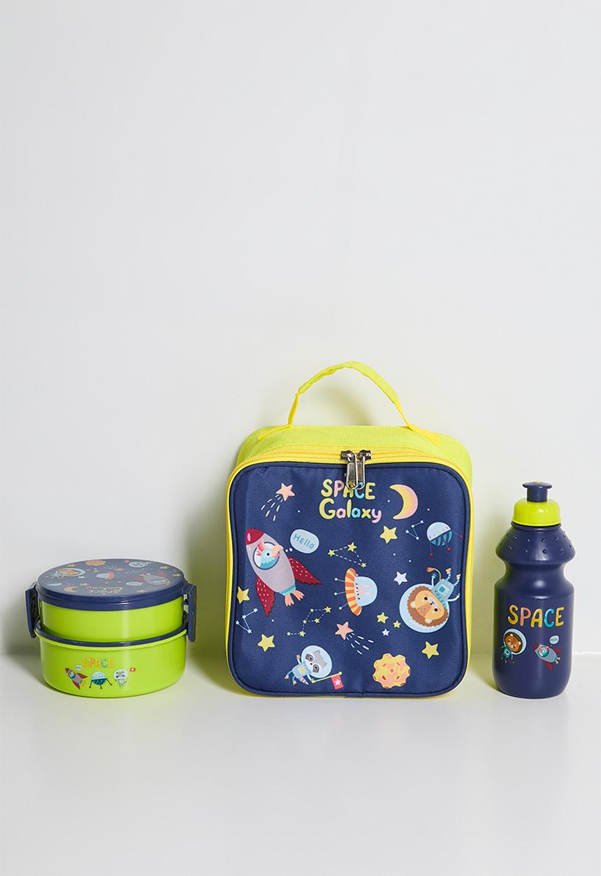 Pop Candy - Lunch bag set - lime & navy