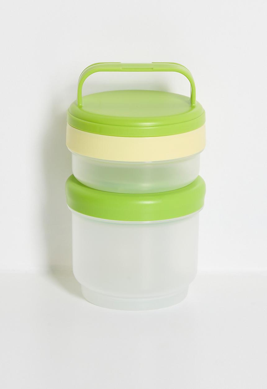 Pop Candy - Stacked food container - green