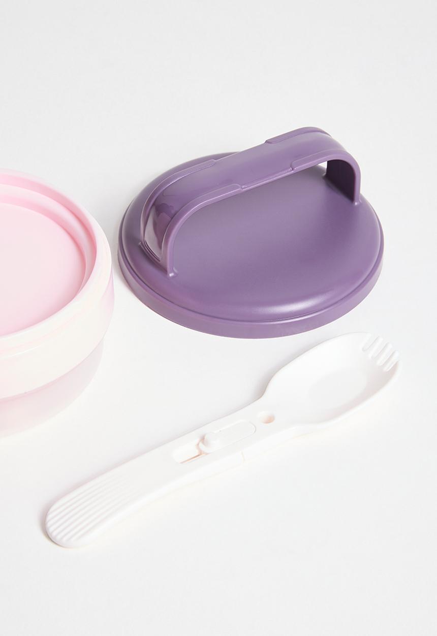 Pop Candy - Stacked food container - plum
