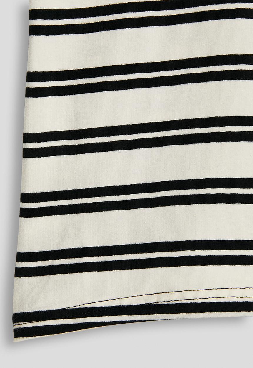 Pop Candy - Crew neck tee - black stripes