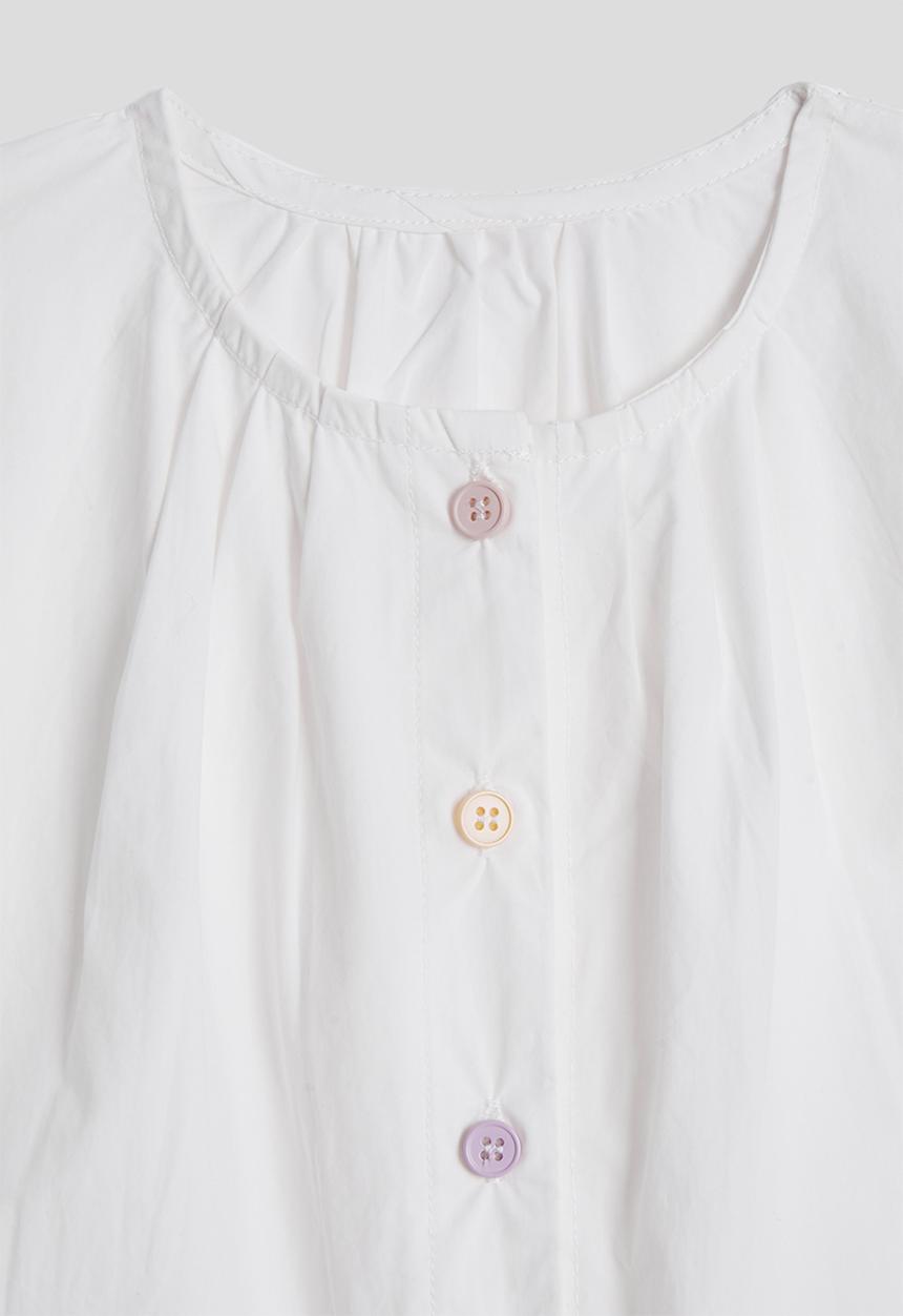 Pop Candy - Button down blouse - white