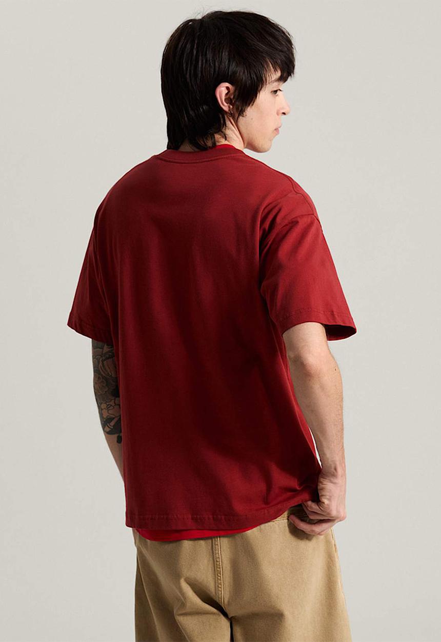 Vans - Left Chest II Loose SS Tee- Poppy Ember
