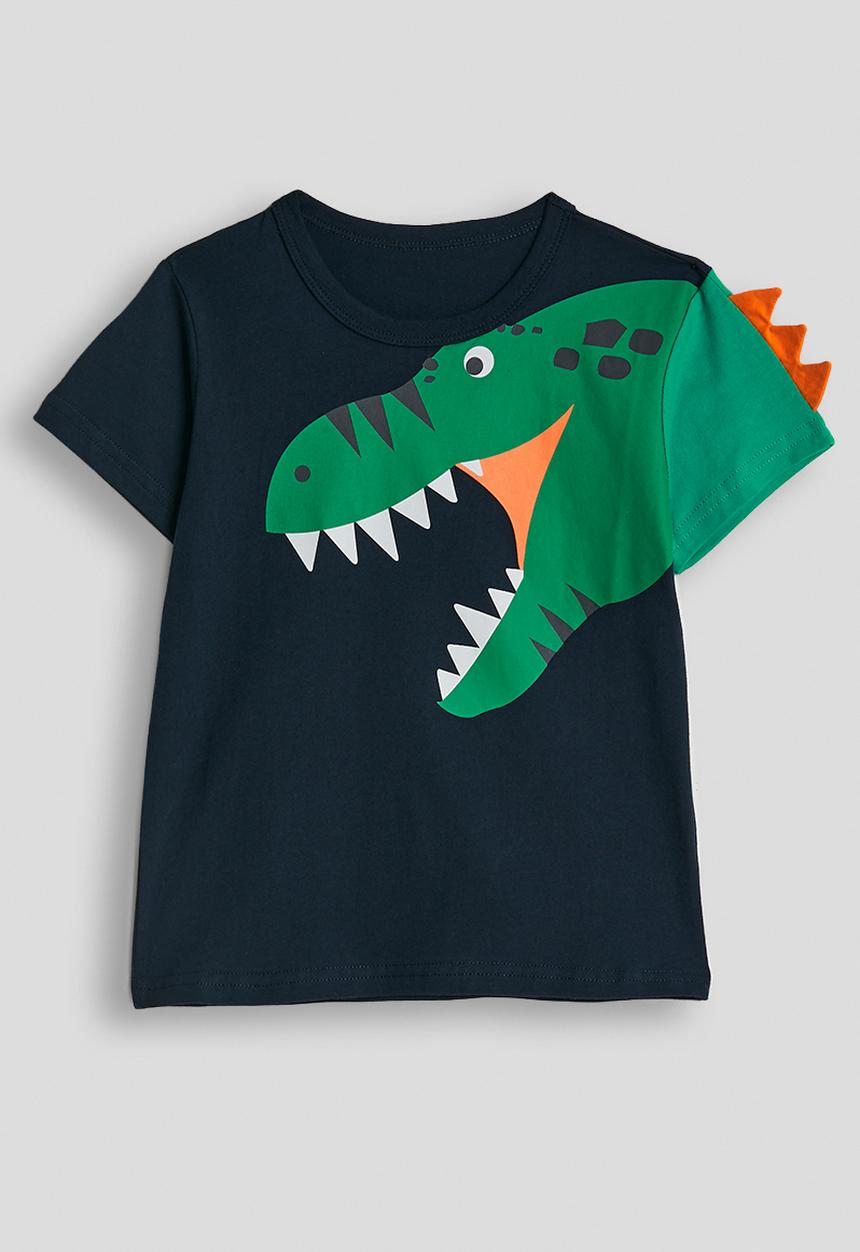 Pop Candy - Dino head graphic tee - navy