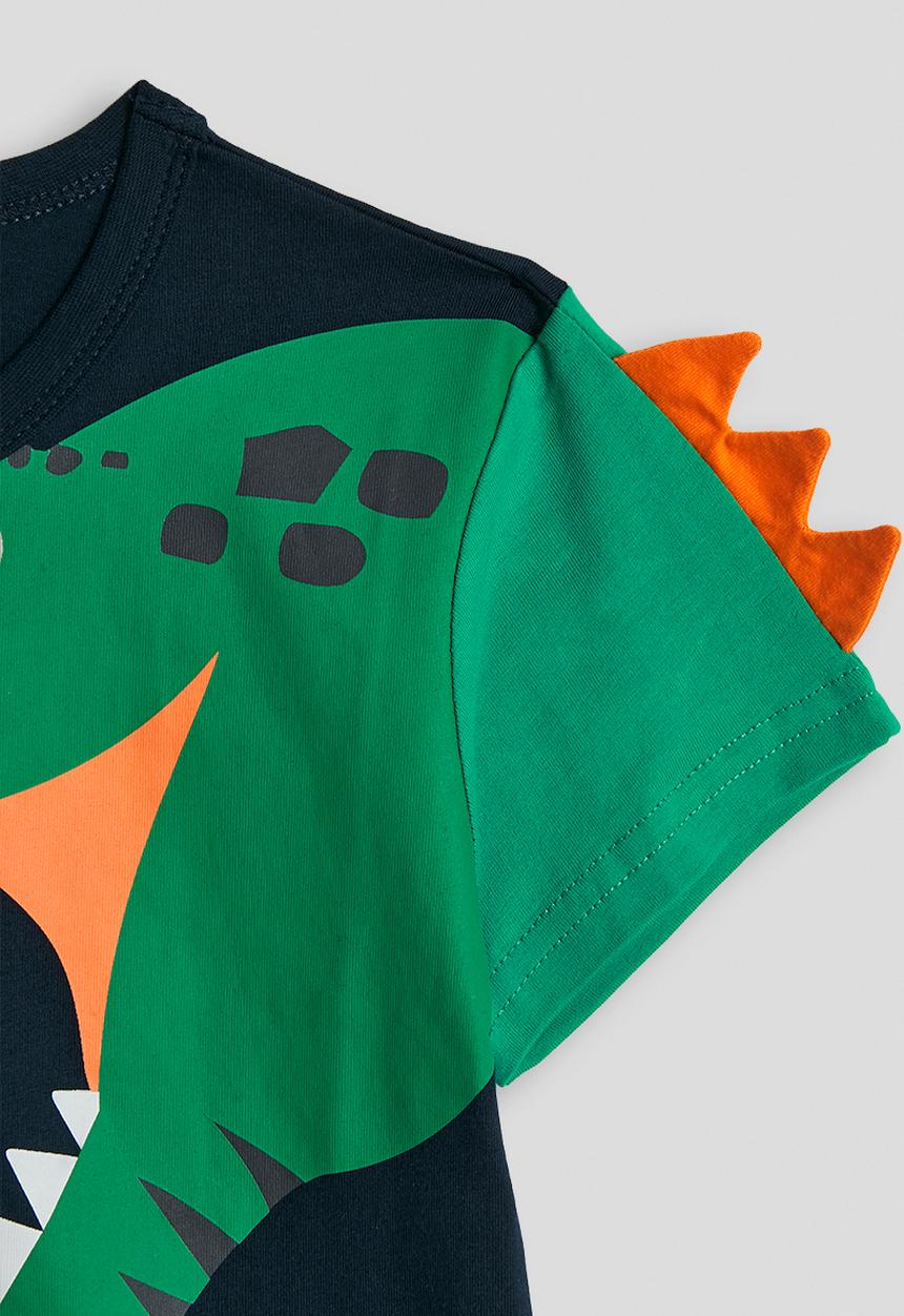 Pop Candy - Dino head graphic tee - navy