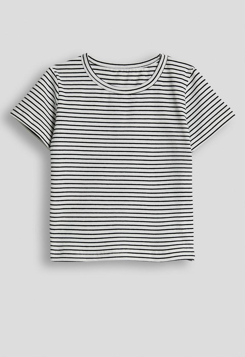 Pop Candy - Crew neck tee - black stripe