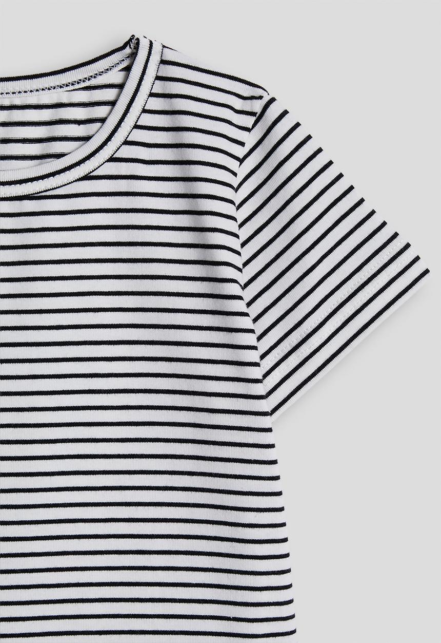 Pop Candy - Crew neck tee - black stripe