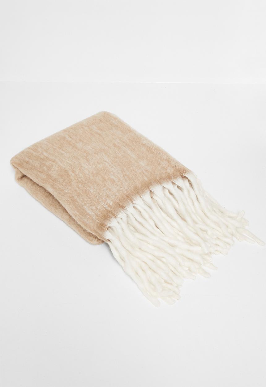 Sixth Floor - El Faux Mohair Throw - Natural