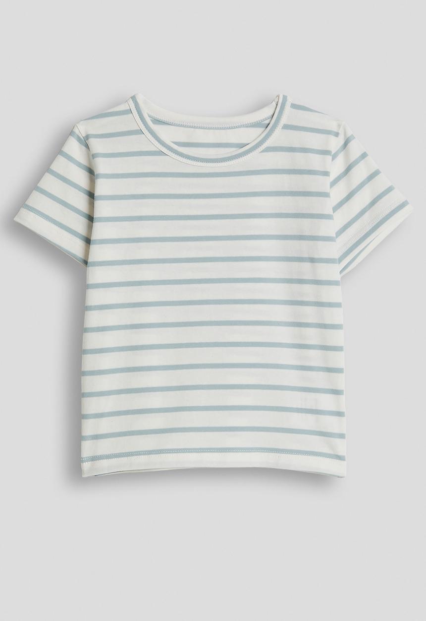 Pop Candy - Basic tee - blue stripes