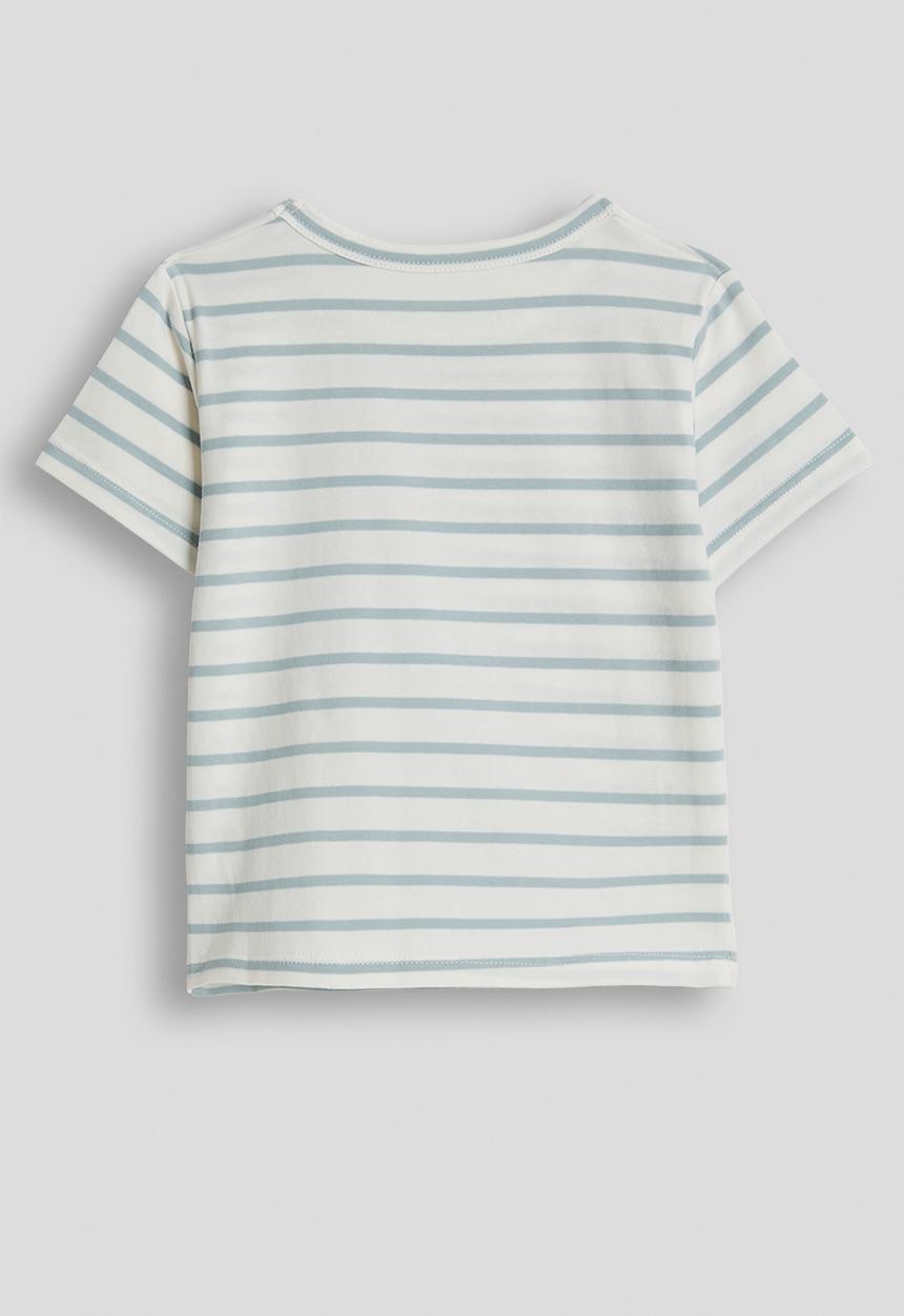 Pop Candy - Basic tee - blue stripes