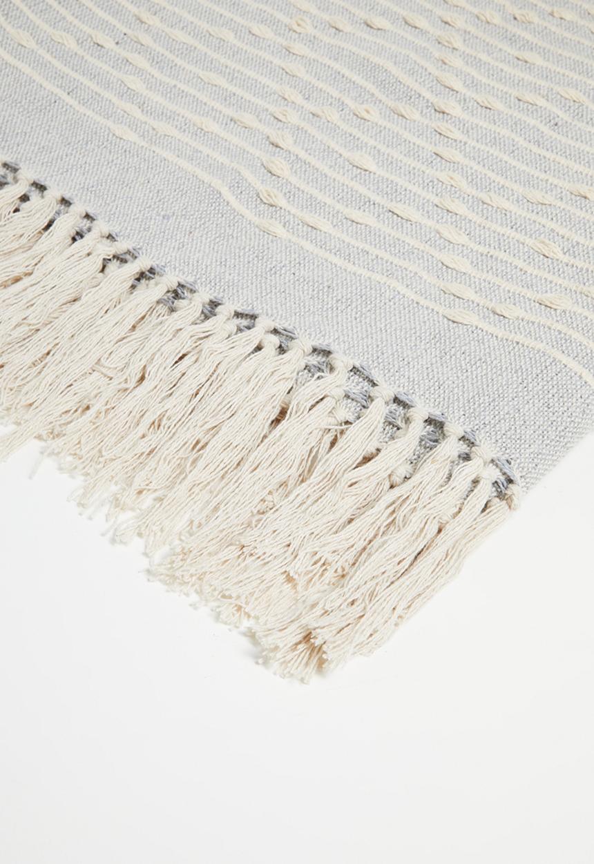 Sixth Floor - Phoenix Cotton Throw - Grey