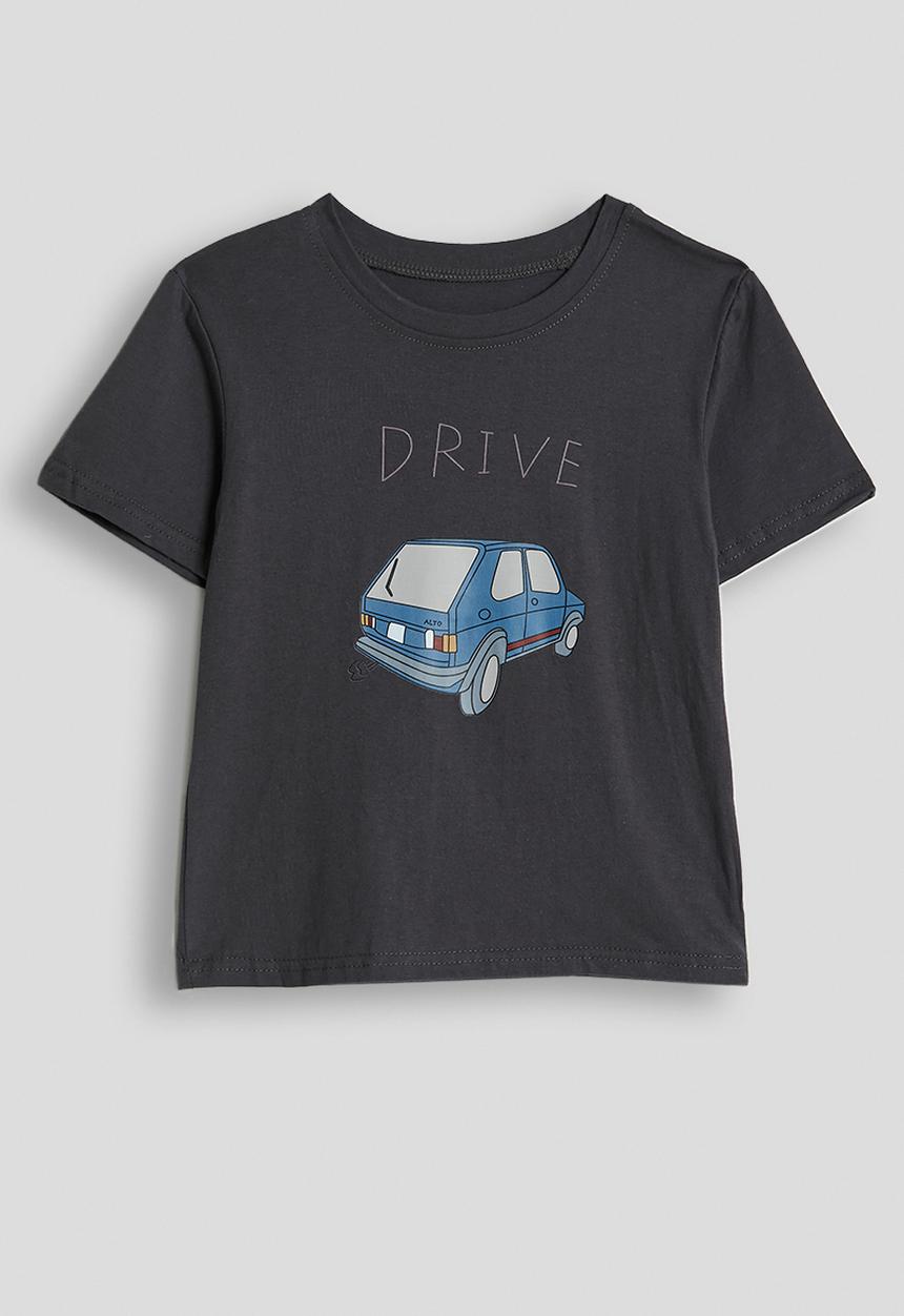 Pop Candy - Car graphic tee - charcoal