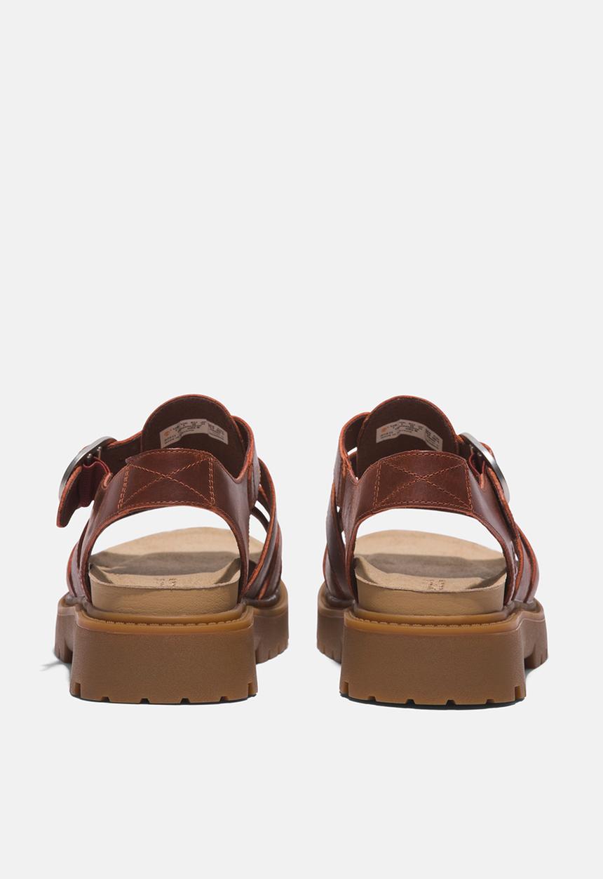 Timberland - Clairemont way fisherman sandal -  dark red full grain