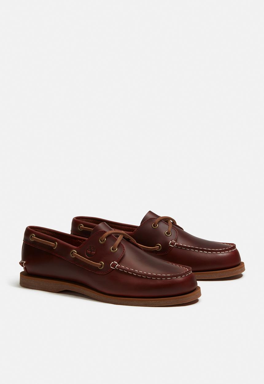 Timberland - Cedar bay essential boat shoe - burgundy full grain