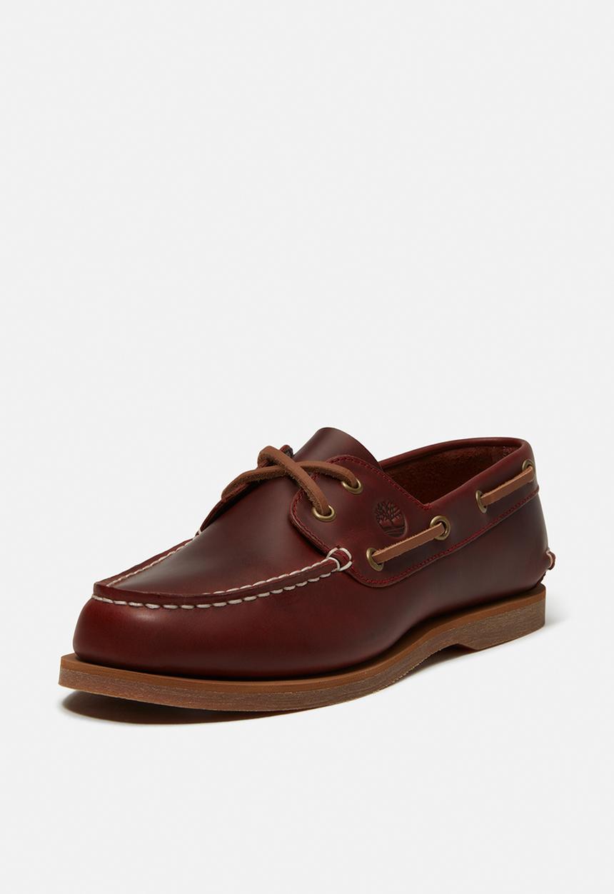Timberland - Cedar bay essential boat shoe - burgundy full grain
