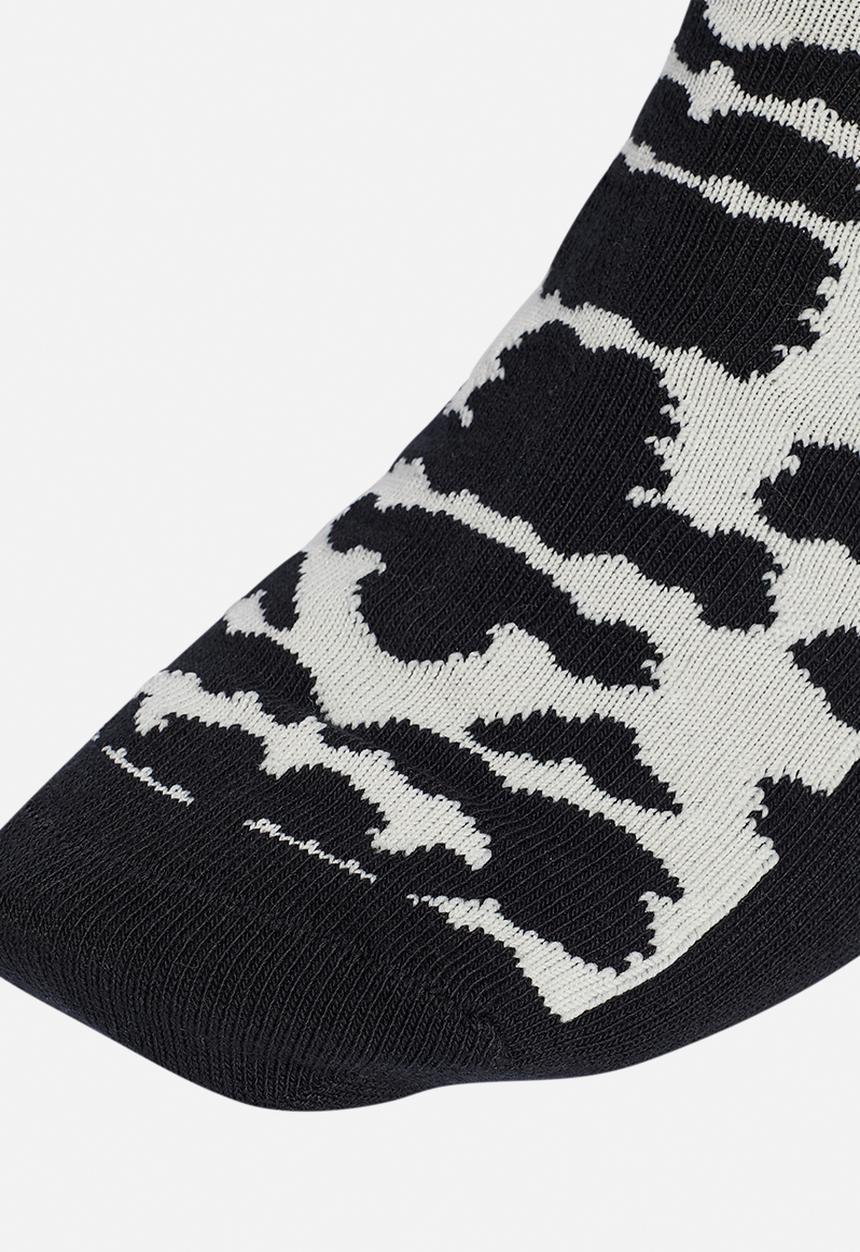 adidas Originals - Animal Crew Socks 2 Pack - Off White/Black