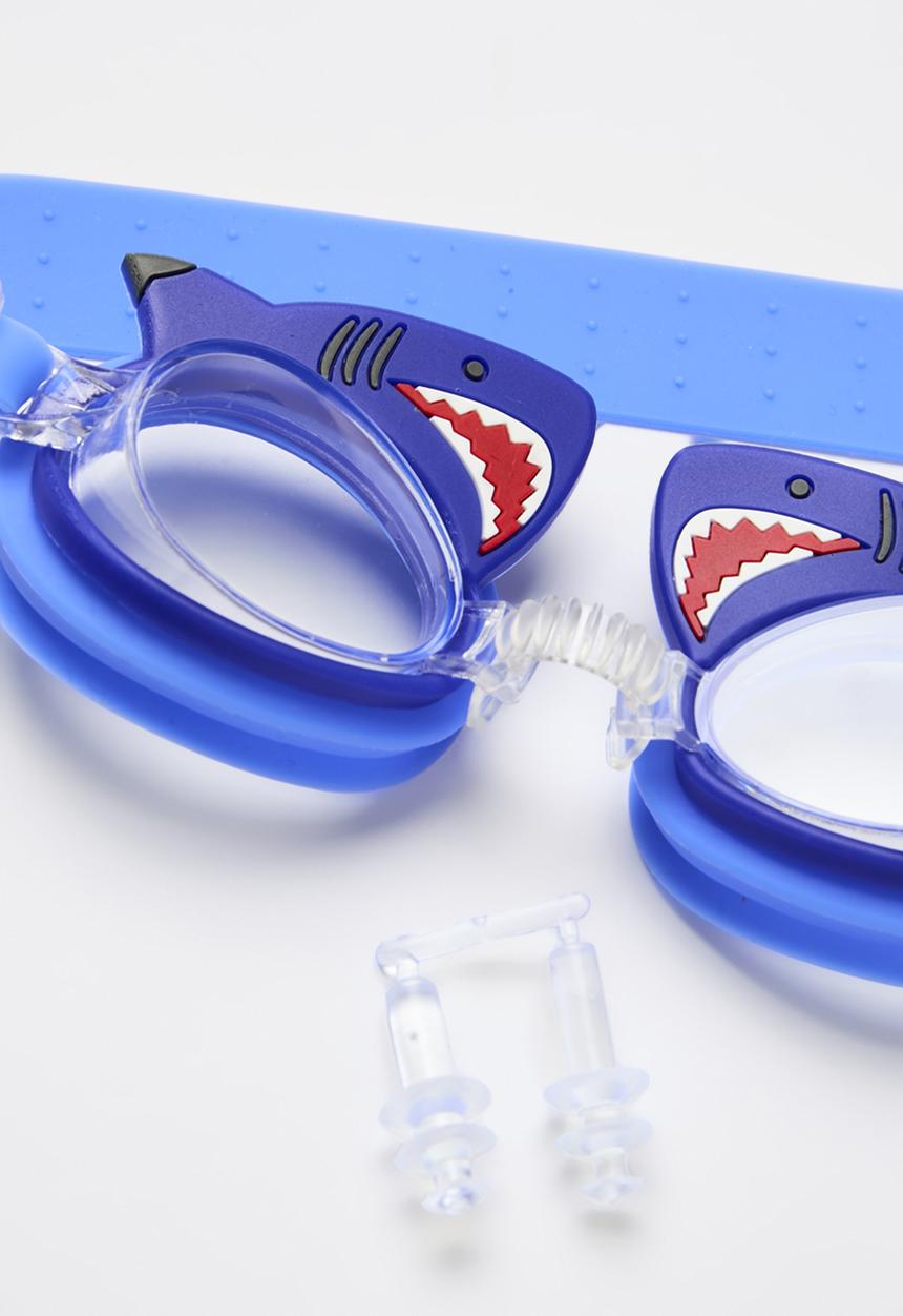 Pop Candy - Shark-themed goggles - blue