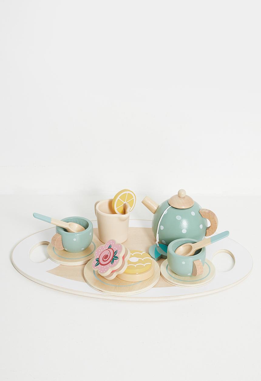 Pop Candy - Tea set - blue and neutral