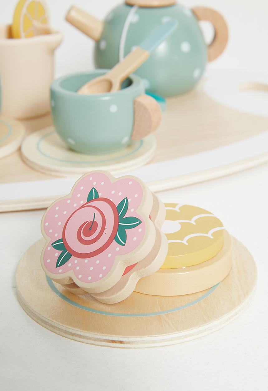 Pop Candy - Tea set - blue and neutral
