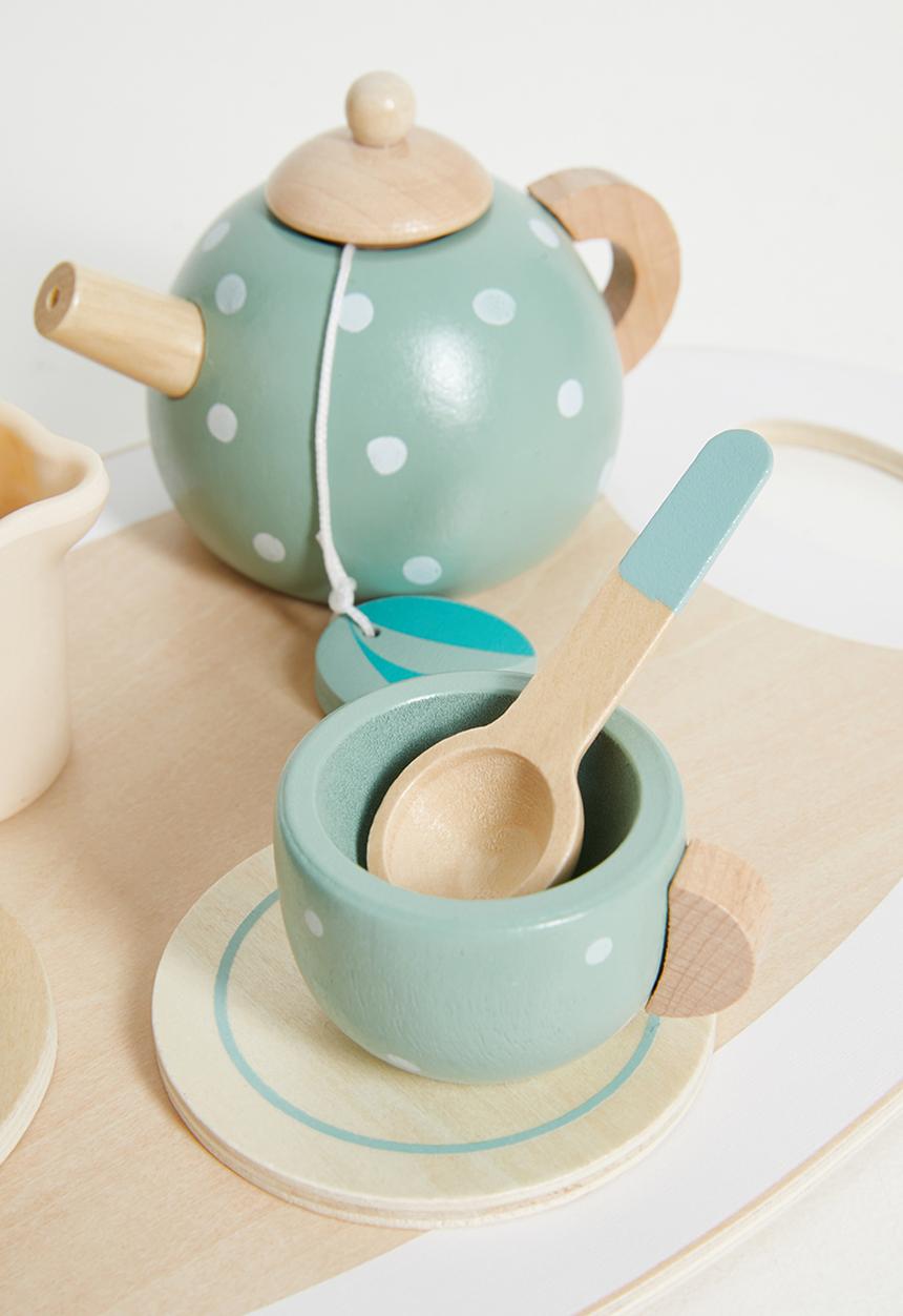 Pop Candy - Tea set - blue and neutral