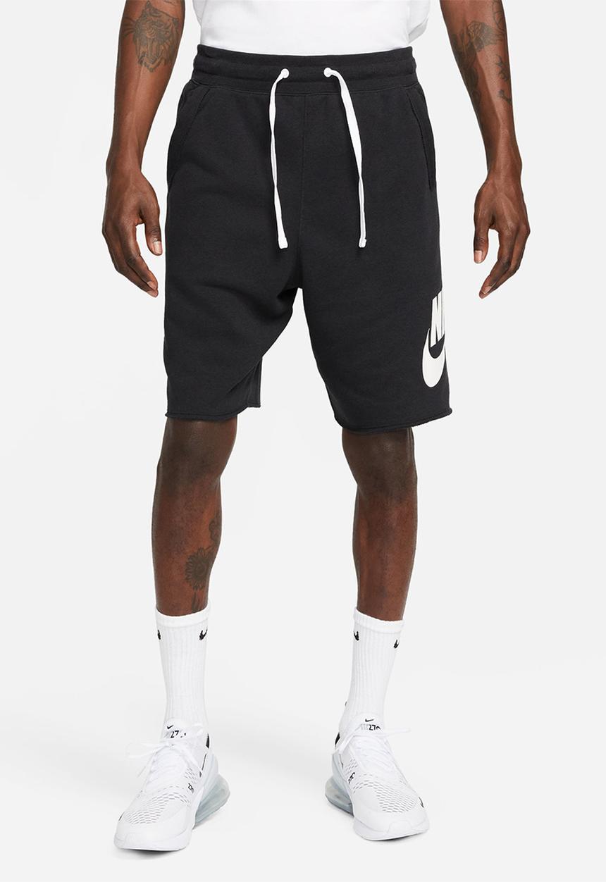Nike - NSW Cub Alumni  French Terry Shorts - Black/White/Whit