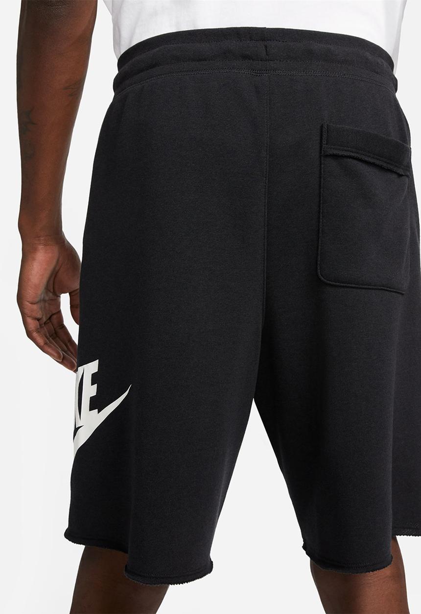 Nike - NSW Cub Alumni  French Terry Shorts - Black/White/Whit