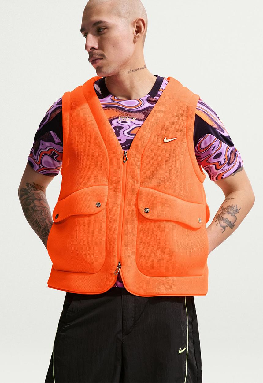 Nike - Project F.R.O.G. Bubble Pod Vest -Total Orange/Purple Dynasty 
