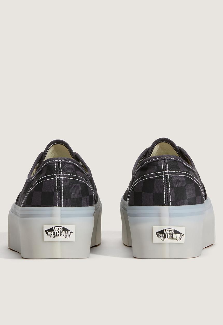 Vans - Authentic Stackform - Checkerboard Charcoal/Black
