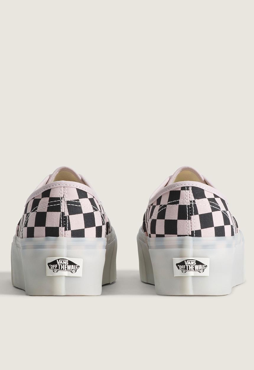 Vans - Authentic Stackform - Checkerboard Pale Petal Pink/Black