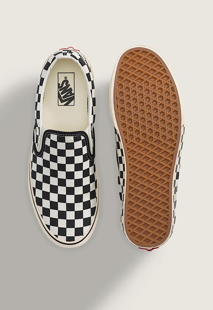 Vans - Classic Slip-On - Checkerboard Black/Marshmallow