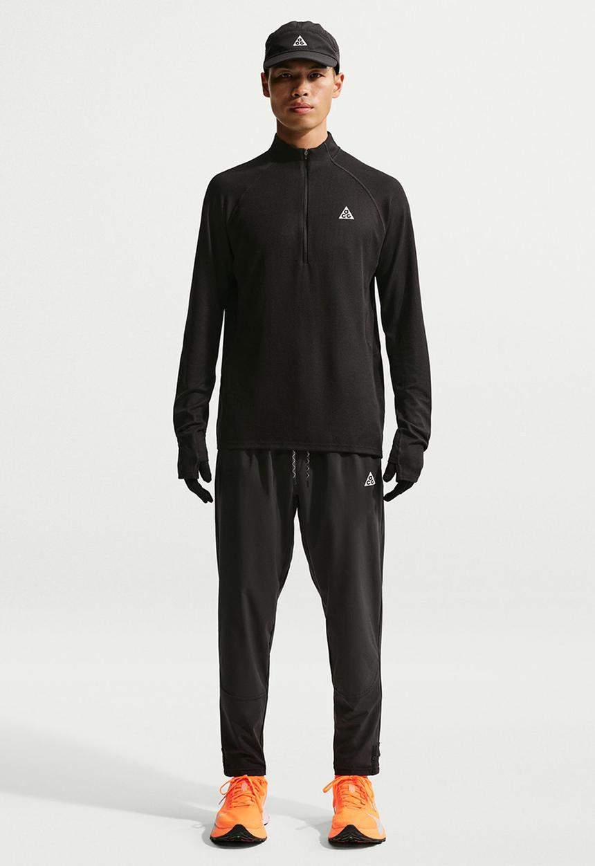 Nike - ACG "Dawn Range"  Dri-FIT Trail Running Pants - Black/Smtwht