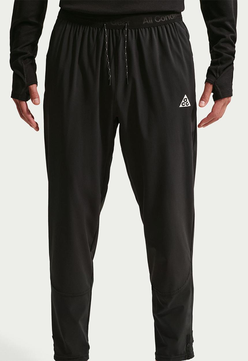 Nike - ACG "Dawn Range"  Dri-FIT Trail Running Pants - Black/Smtwht