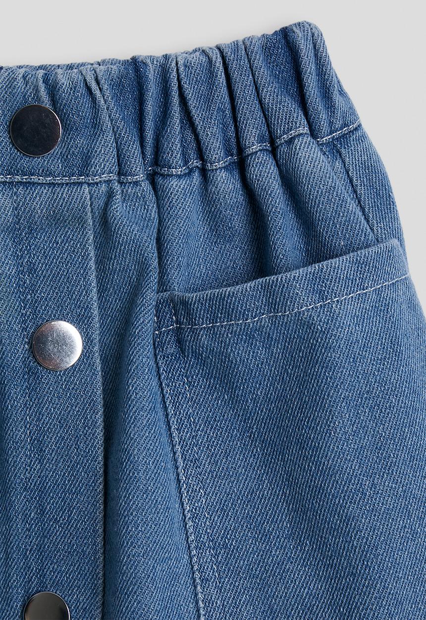 Pop Candy - A-line denim skirt - blue