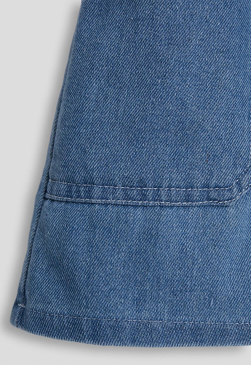 Pop Candy - A-line denim skirt - blue