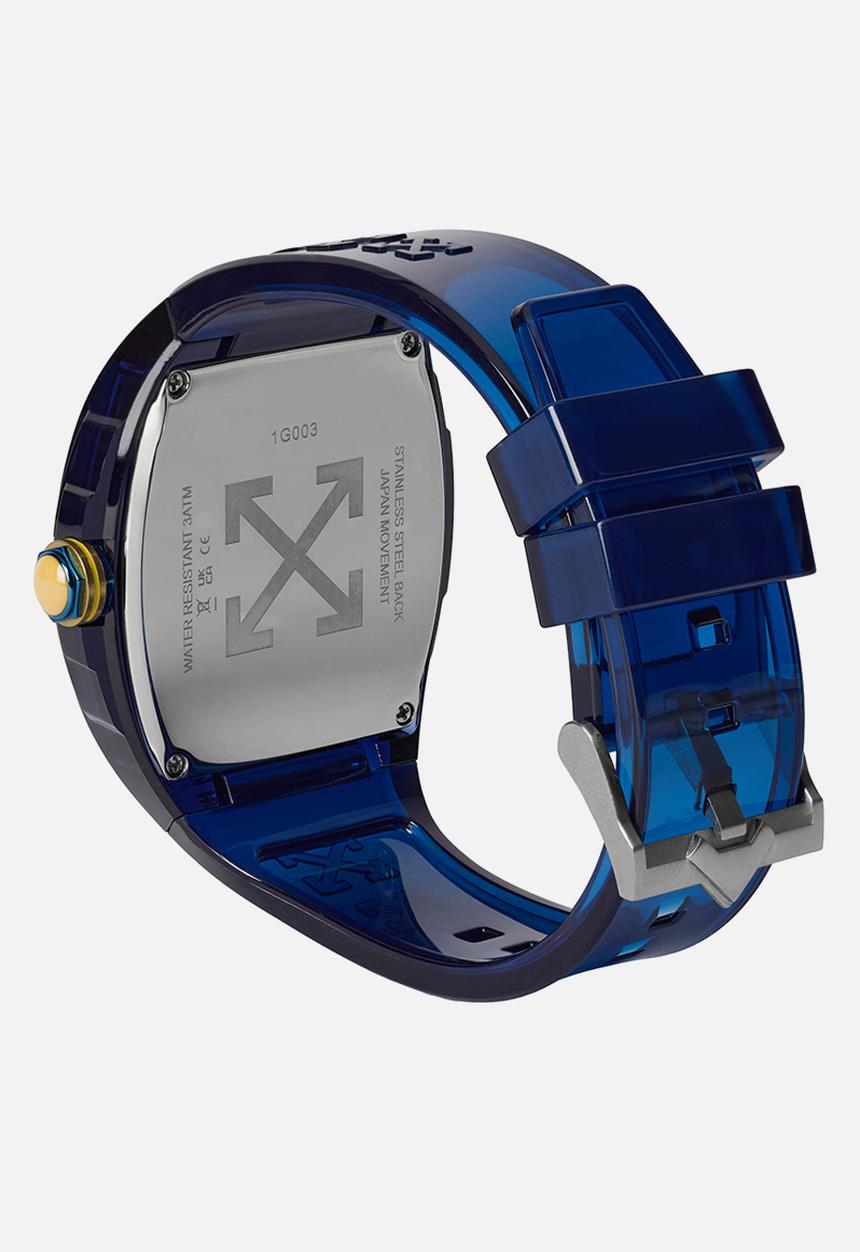 Off-White - BEAT Watch - Dark Blue