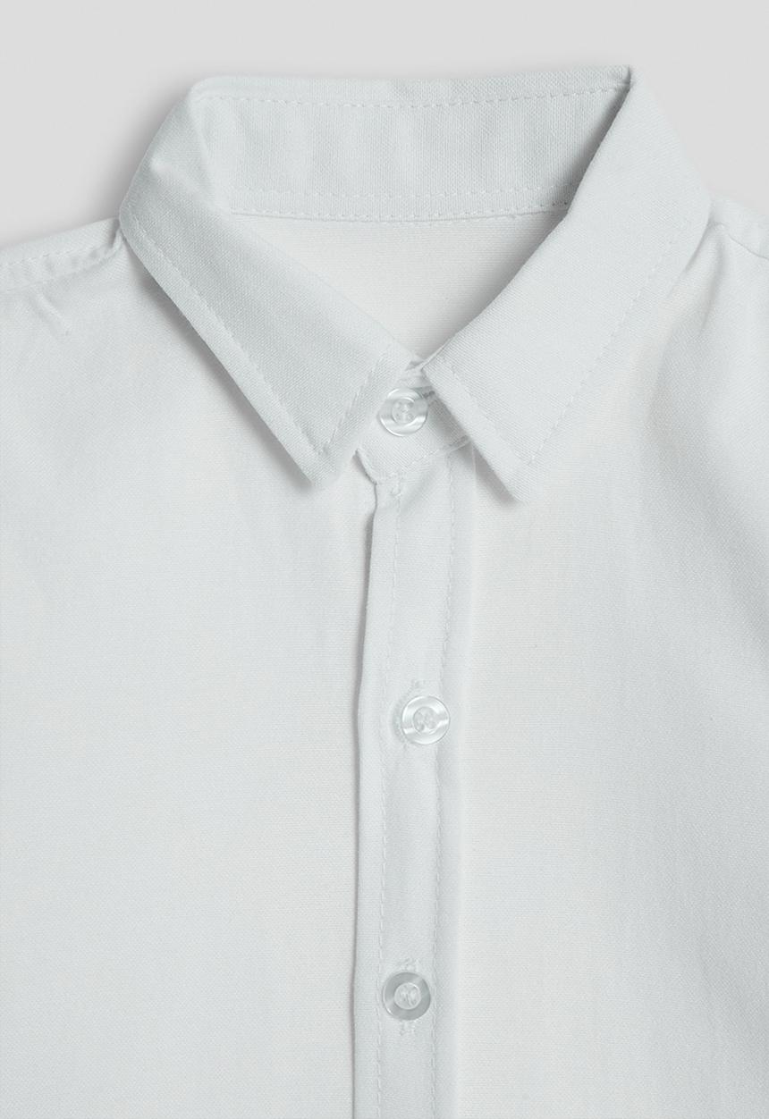 Pop Candy - Cuffed shirt - white