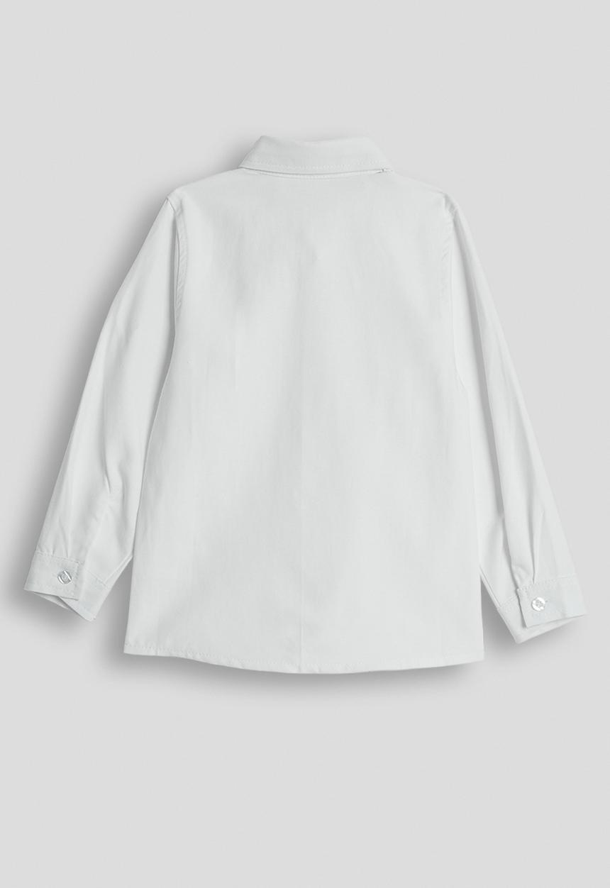 Pop Candy - Cuffed shirt - white