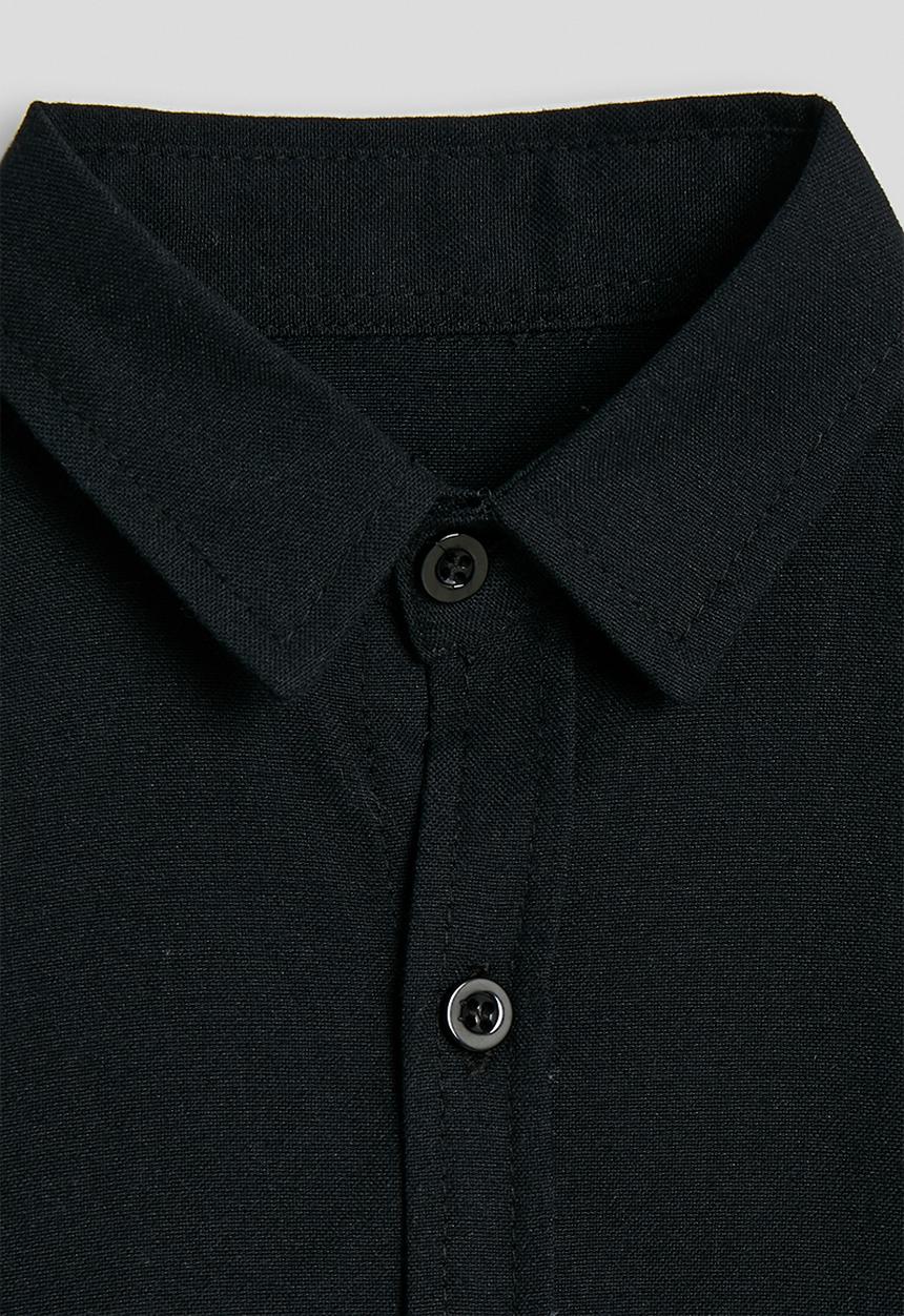 Pop Candy - Cuffed shirt - black