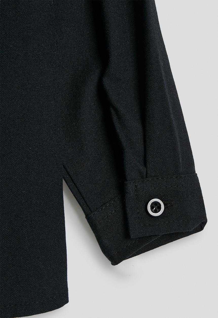 Pop Candy - Cuffed shirt - black