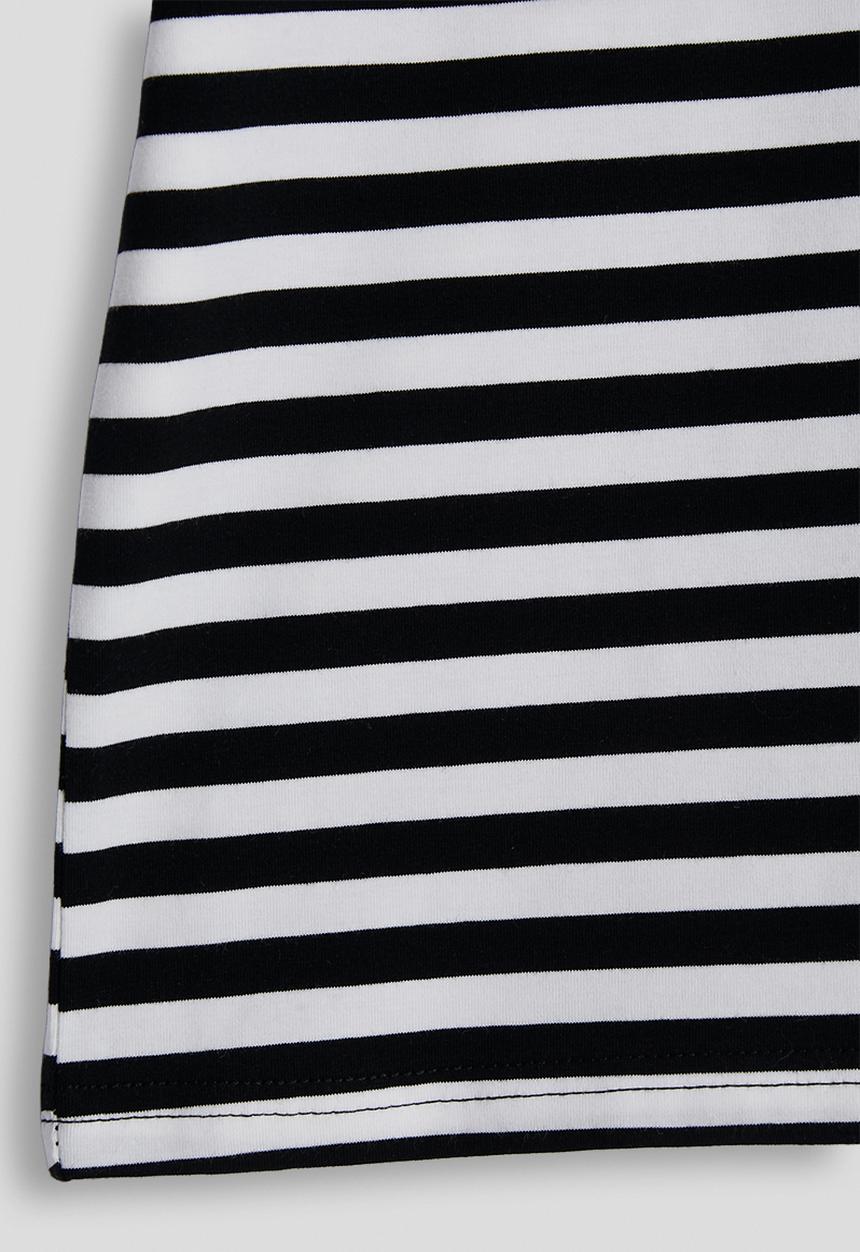 Pop Candy - Basic tee - black stripes