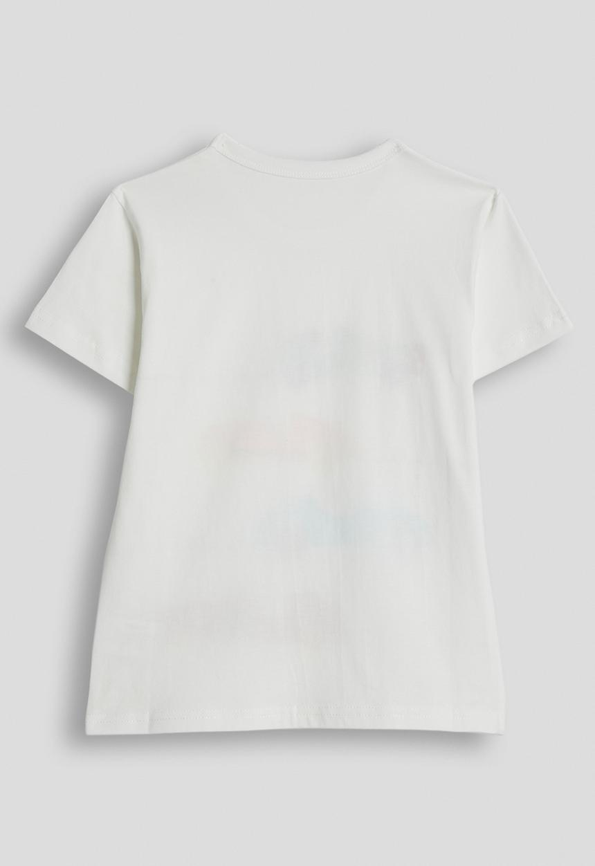 Pop Candy - Vintage car graphic tee - white