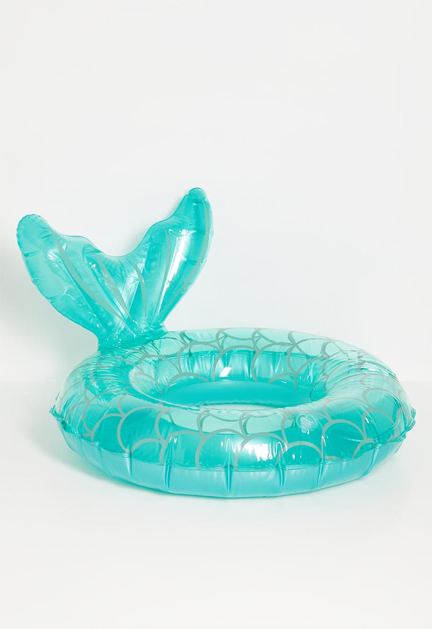 Pop Candy - Inflatable mermaid pool ring - green