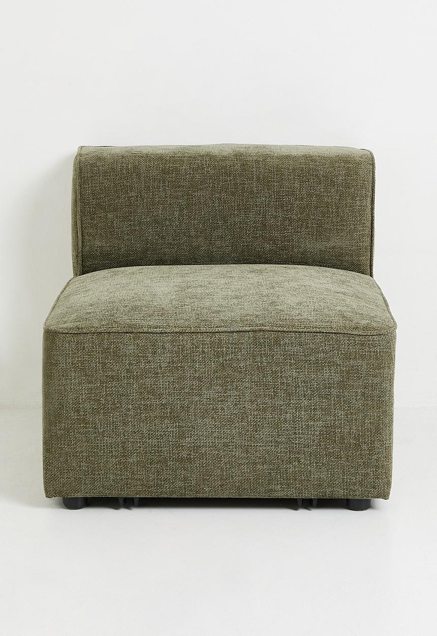 Sixth Floor - Gravity Armless Single Seater Modular - Olive