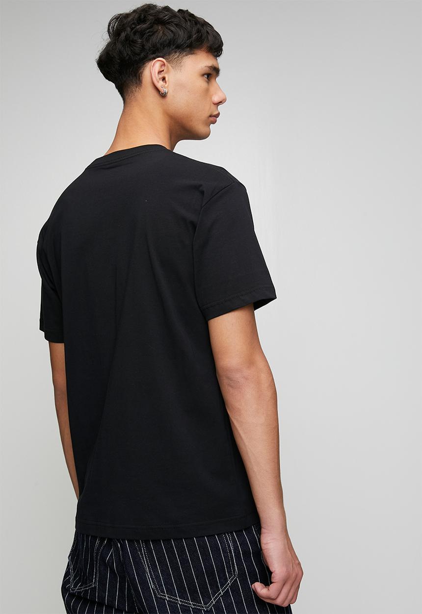 Vans - Stretch Logo SS Tee - BLACK-WHITE