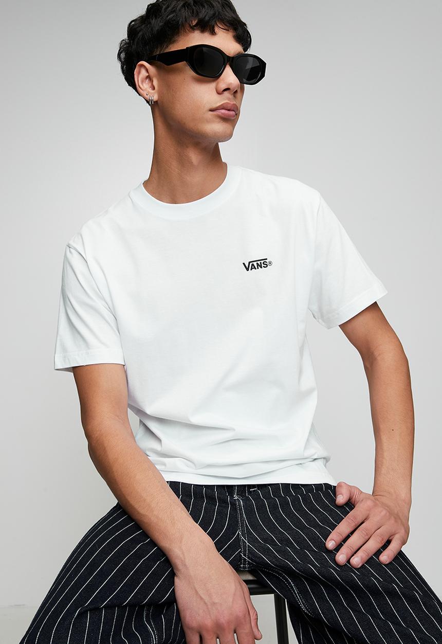 Vans - New Left Chest SS Tee - WHITE-BLACK