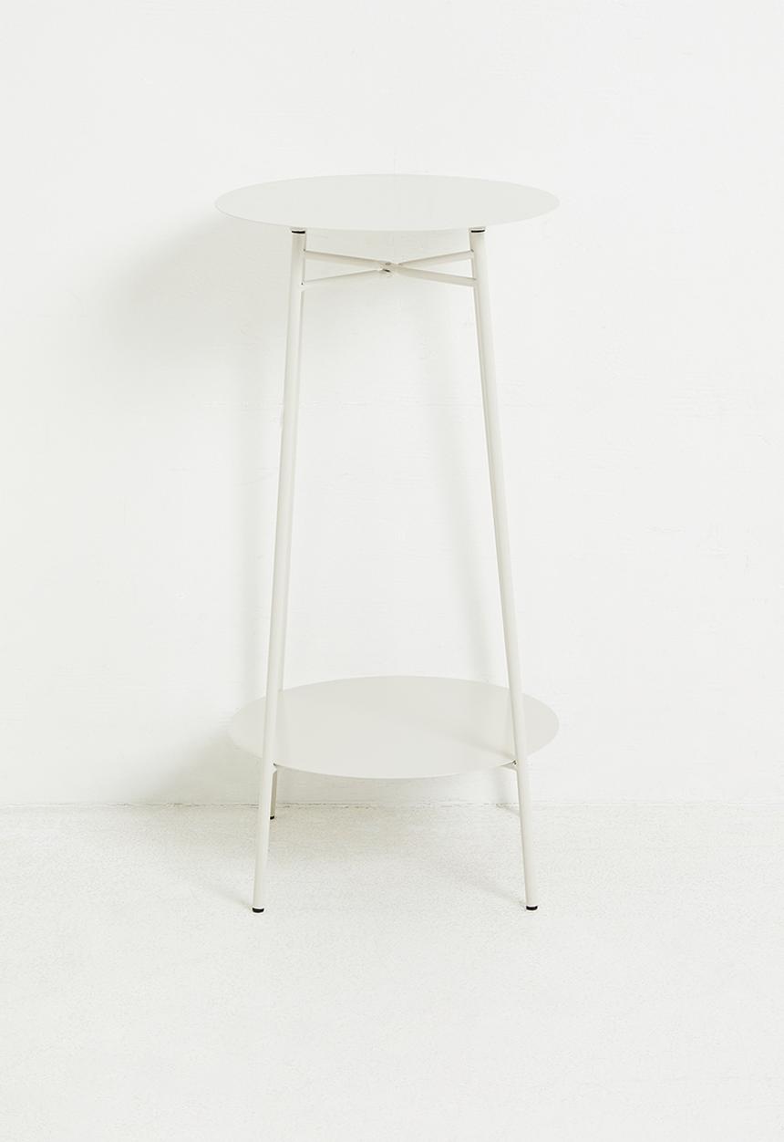 H&S - Linea Side Table - White