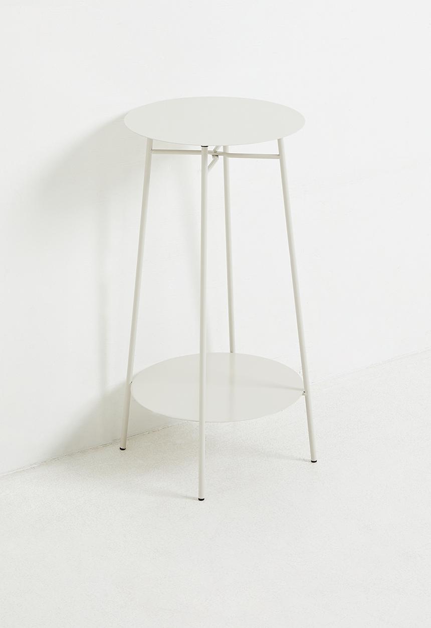 H&S - Linea Side Table - White