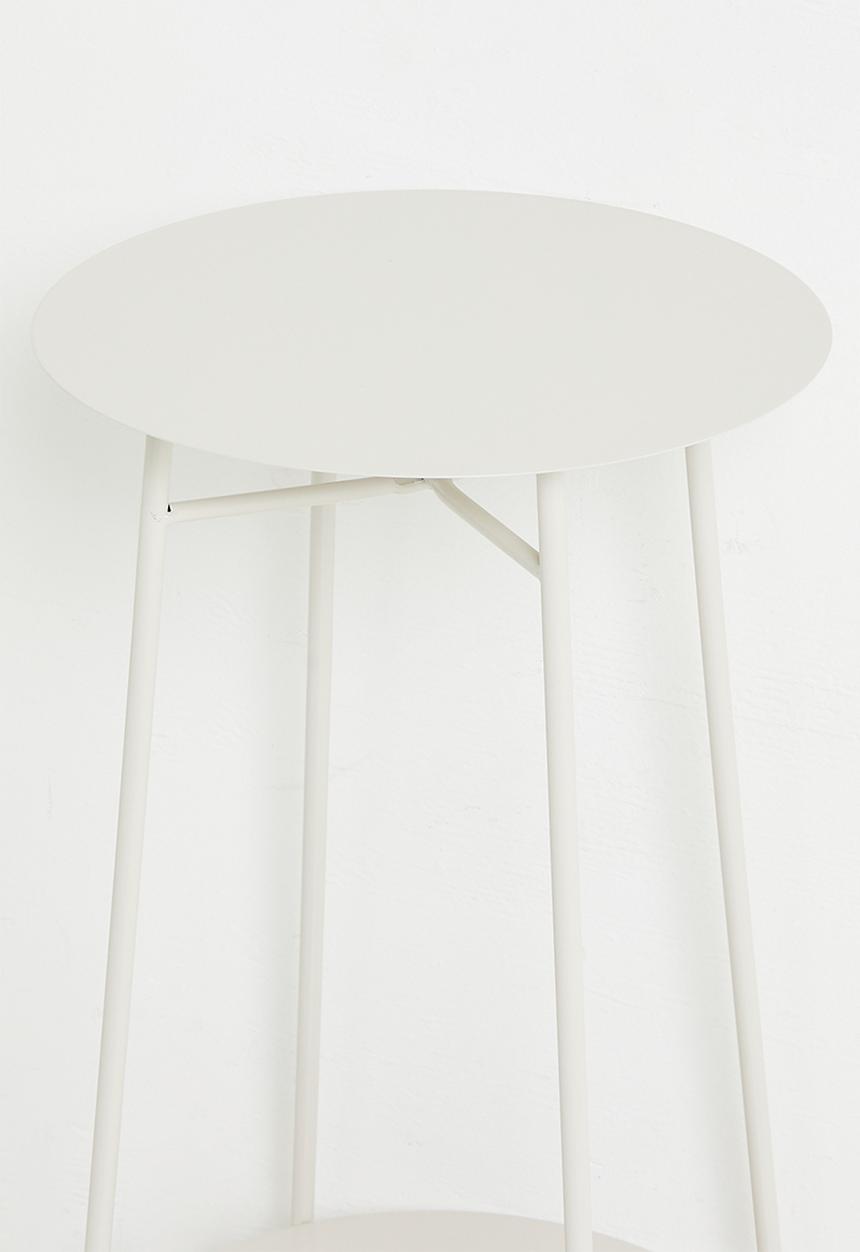 H&S - Linea Side Table - White