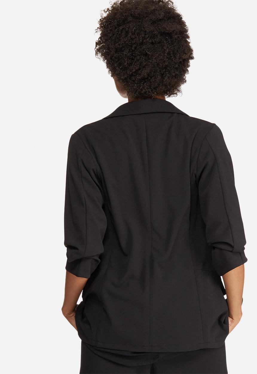 dailyfriday - Ruched sleeve blazer